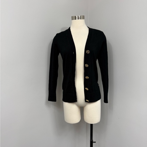 Tory‎ Burch Wool Black Cardigan - Picture 1 of 14